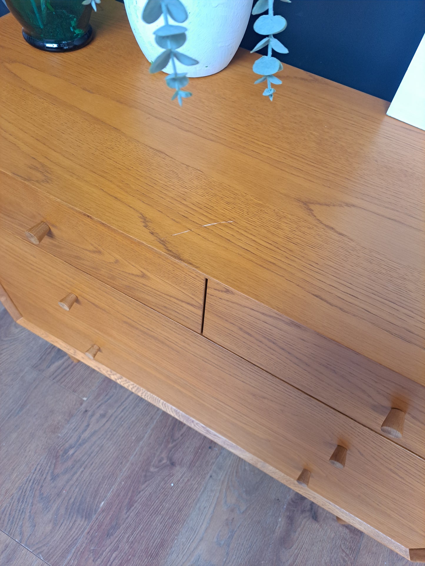 Oak Chest of 4 Drawers | La Redoute Quilda