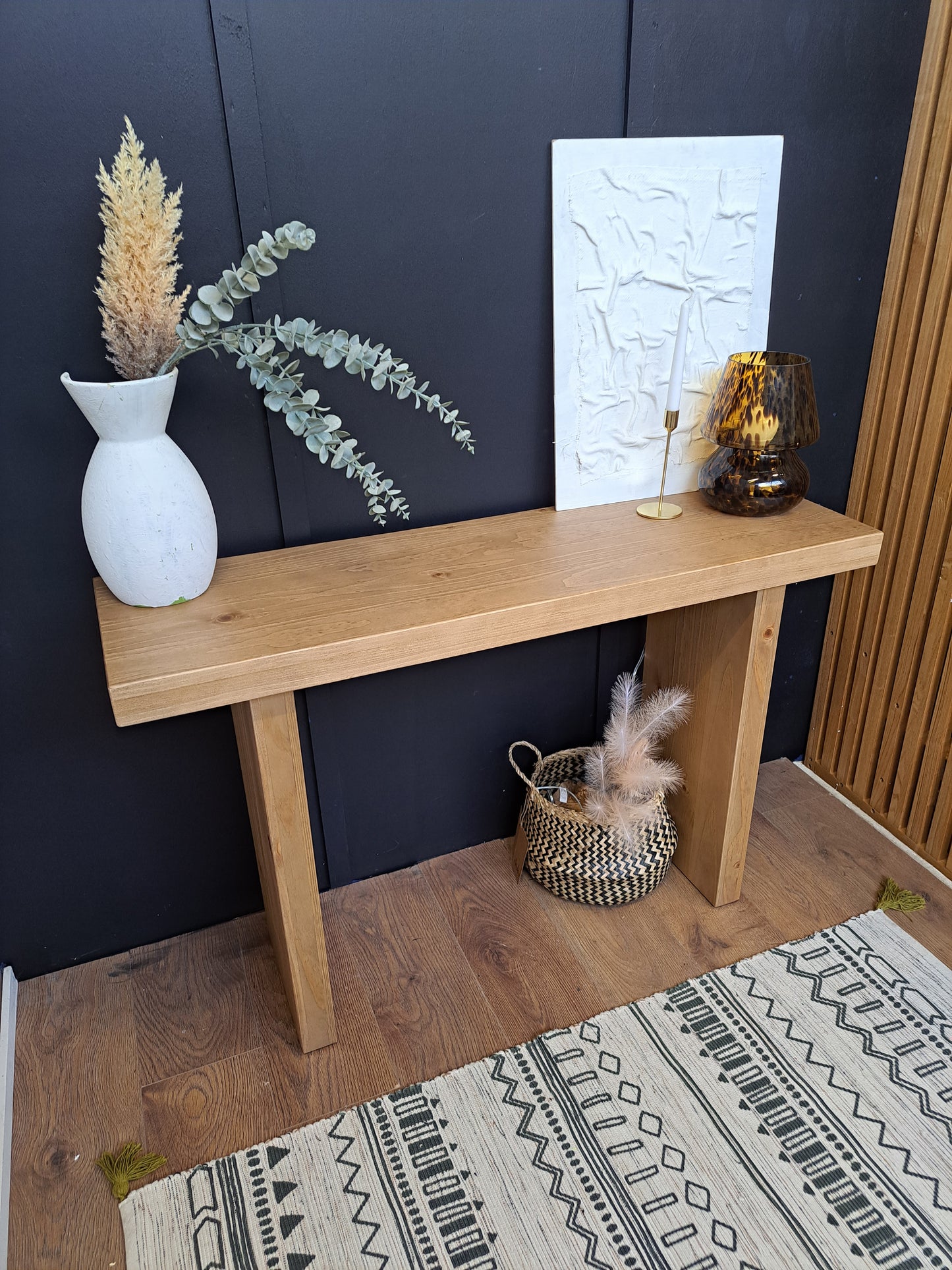 Solid Pine Console Table
