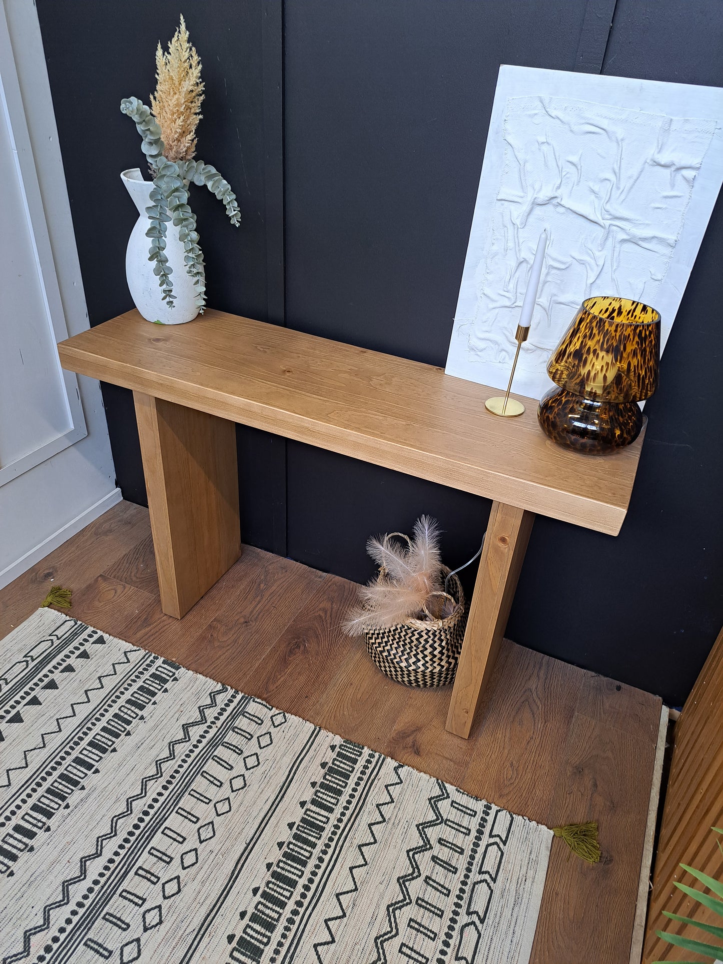 Solid Pine Console Table