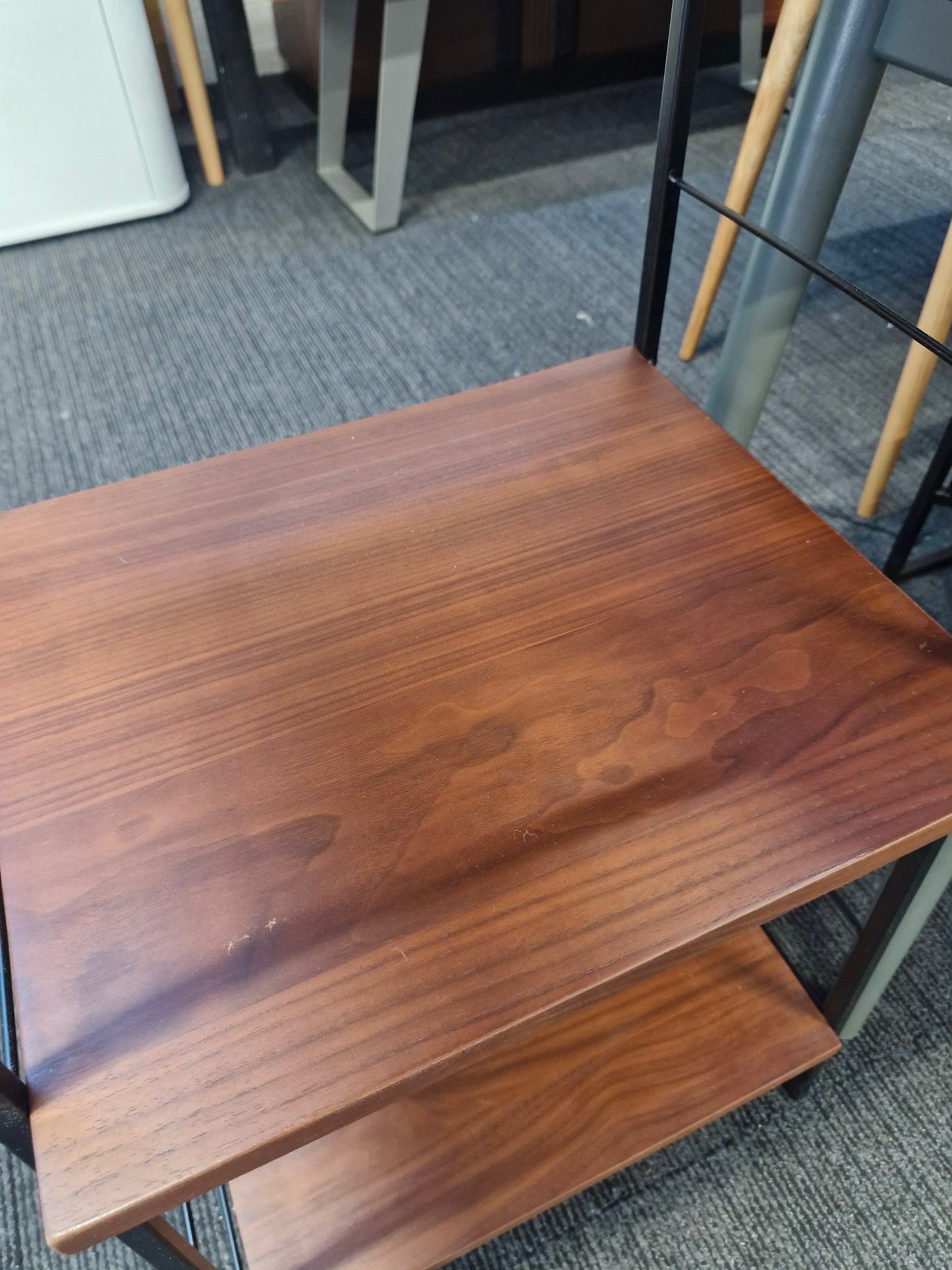 Walnut Vintage Shelving Unit / La Redoute Watford RRP £425