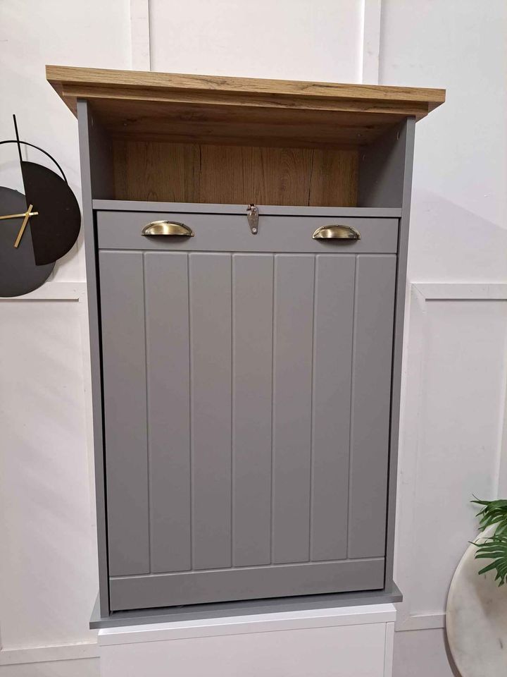 Wall Fixed Cupboard with Drop Leaf Desk/  Dining Table