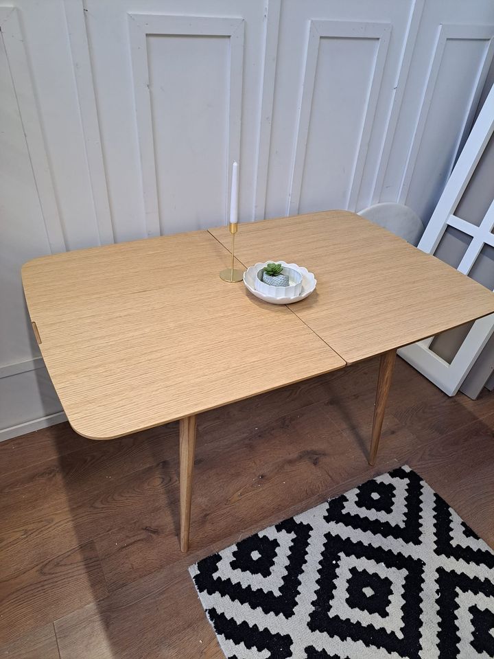 Dining Table Desk Folding Console Table Oak