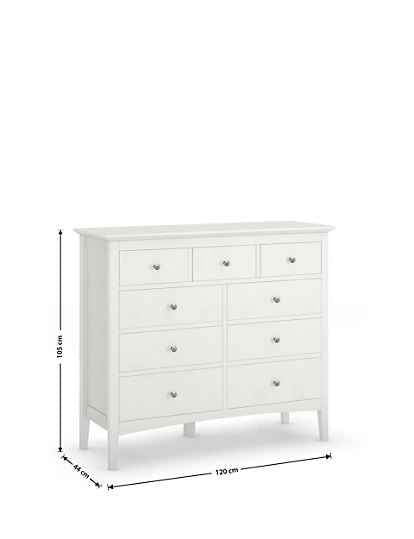 White Chest of Drawers ¦ Marks and Spencer Hastings 9 drawer
