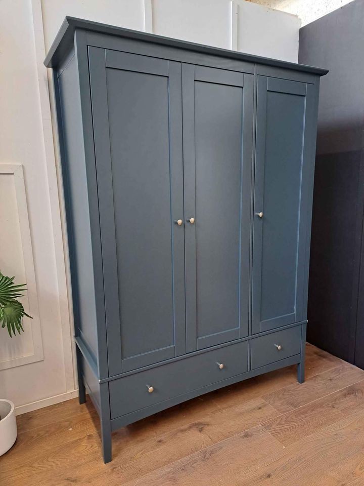 Triple Wardrobe mid Blue Petrol ¦ M&S Hastings