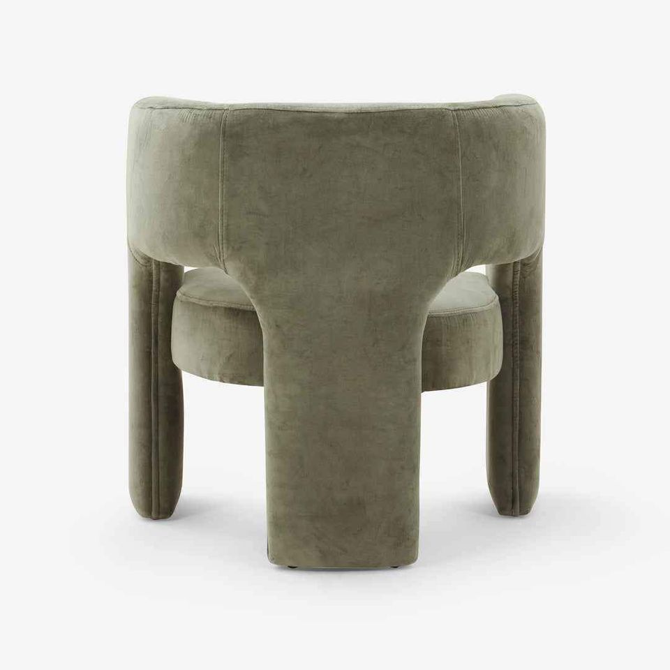 Armchair / Accent Chair Green Olive velvet ¦ Sazy Zyla