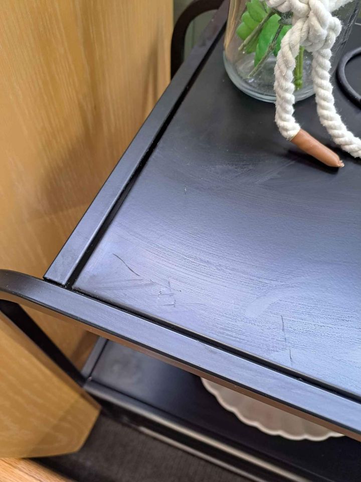 Black Metal Console Table ¦ Storage Display Unit