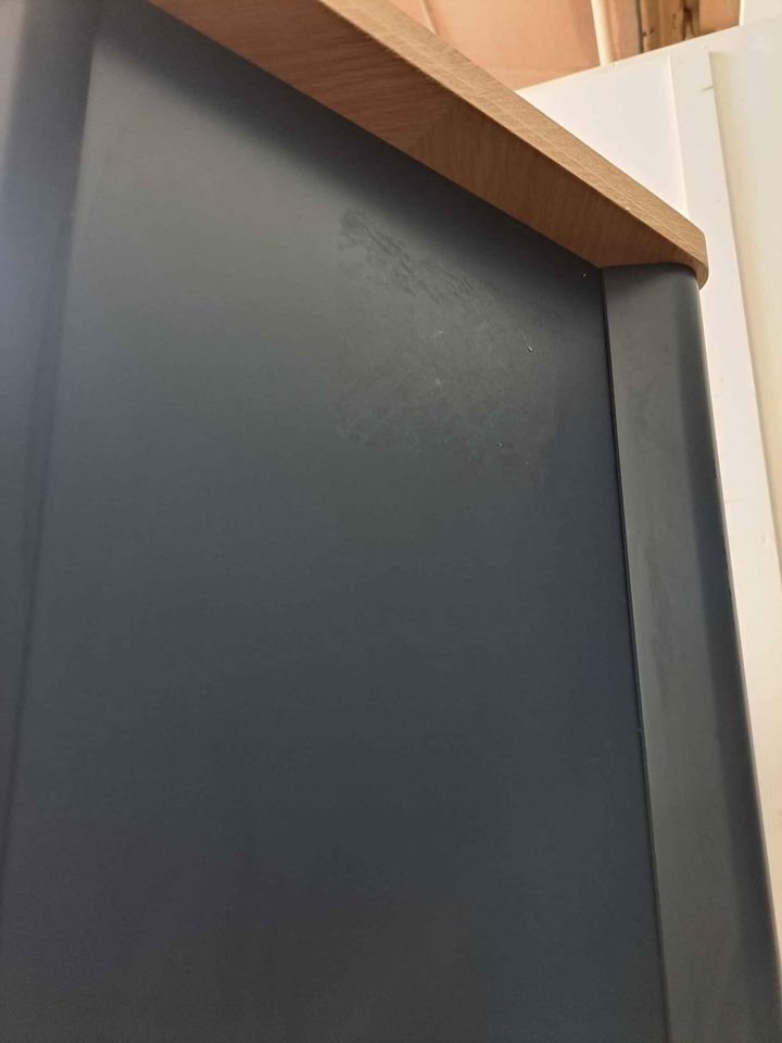 Bookcase Display Shelving Unit Ink Blue and Oak ¦ John Lewis Fern