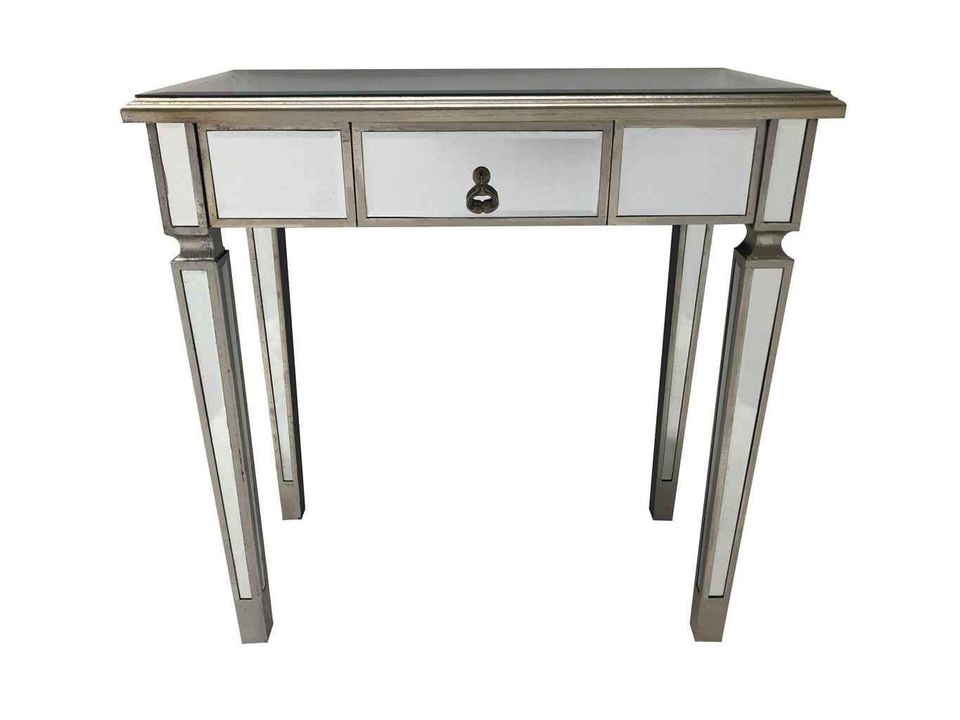 Silver Mirrored Console Table / Dressing Table
