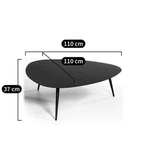 Black Gun Metal Coffee Table ¦ Théoline Ex Display