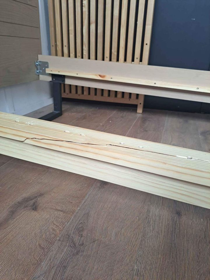 Oak Super King Bed ¦ Industrial Style John Lewis Swan