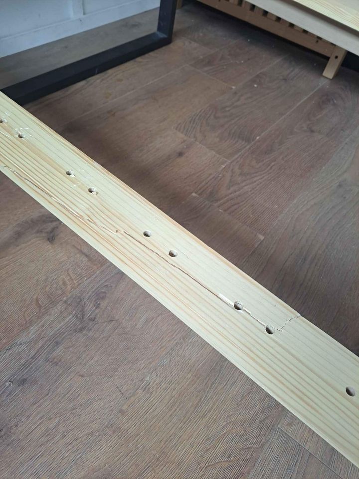 Oak Super King Bed ¦ Industrial Style John Lewis Swan