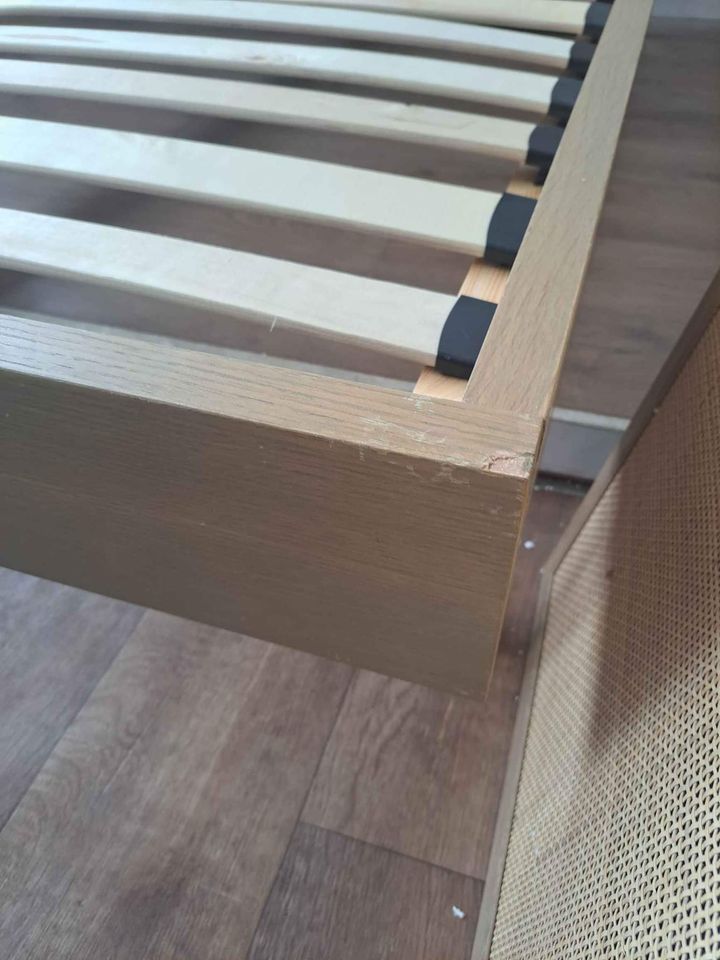 Oak Super King Bed ¦ Industrial Style John Lewis Swan