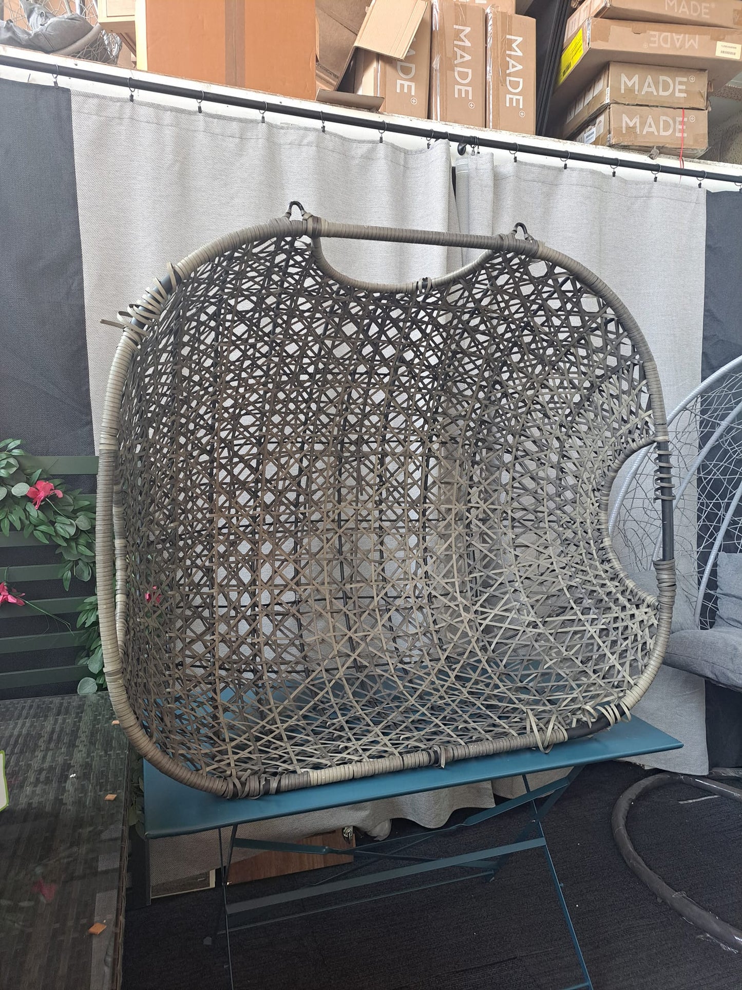 Double egg chair seat only