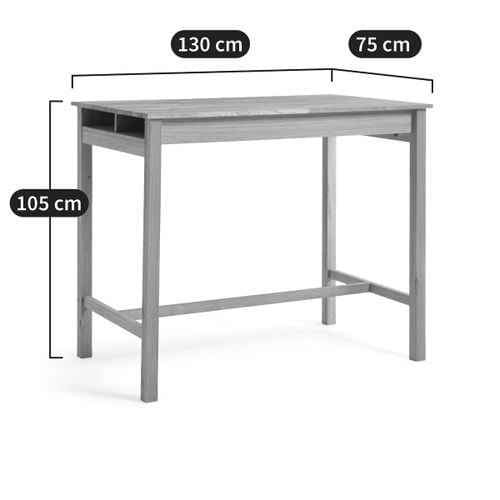 Oak High Bar Table ¦ Kitchen Breakfast Island