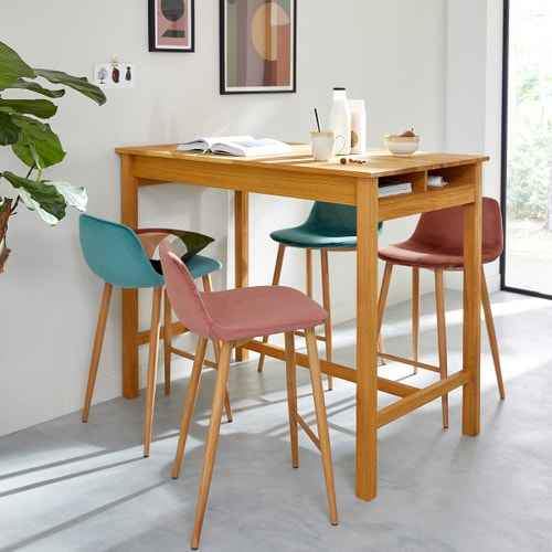 Oak High Bar Table ¦ Kitchen Breakfast Island