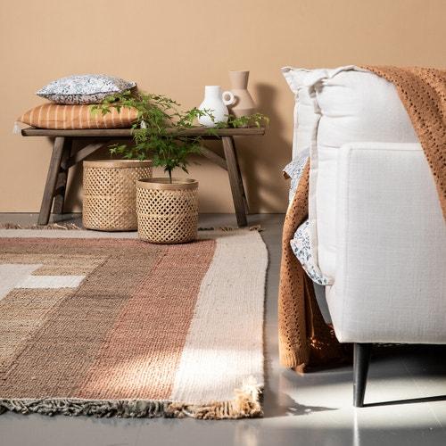 Solid Wood Benches Rustic Set of 2