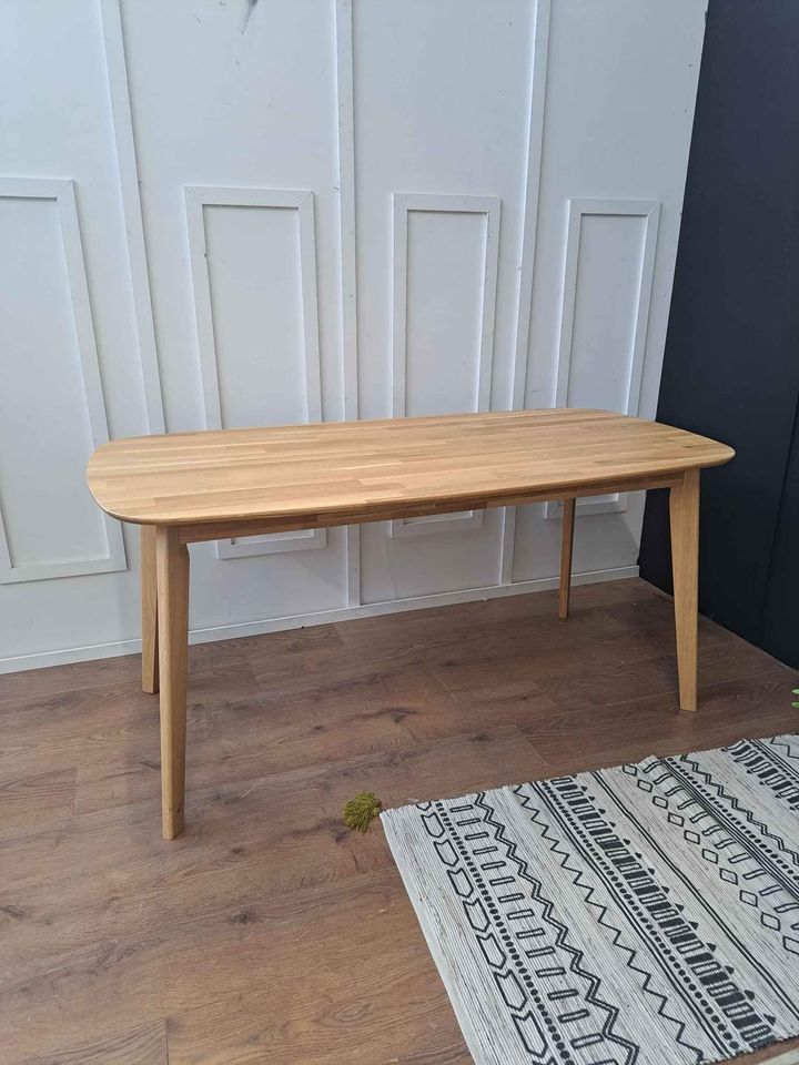 Solid Oak Dining table 160cm 4-6 seater