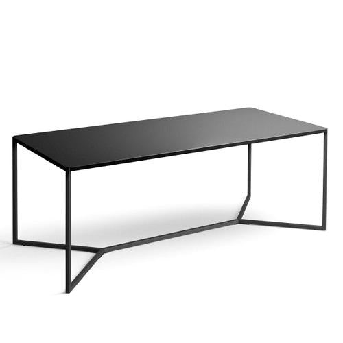 Black Metal Dining Table / Industrial Style 6-8 Seats