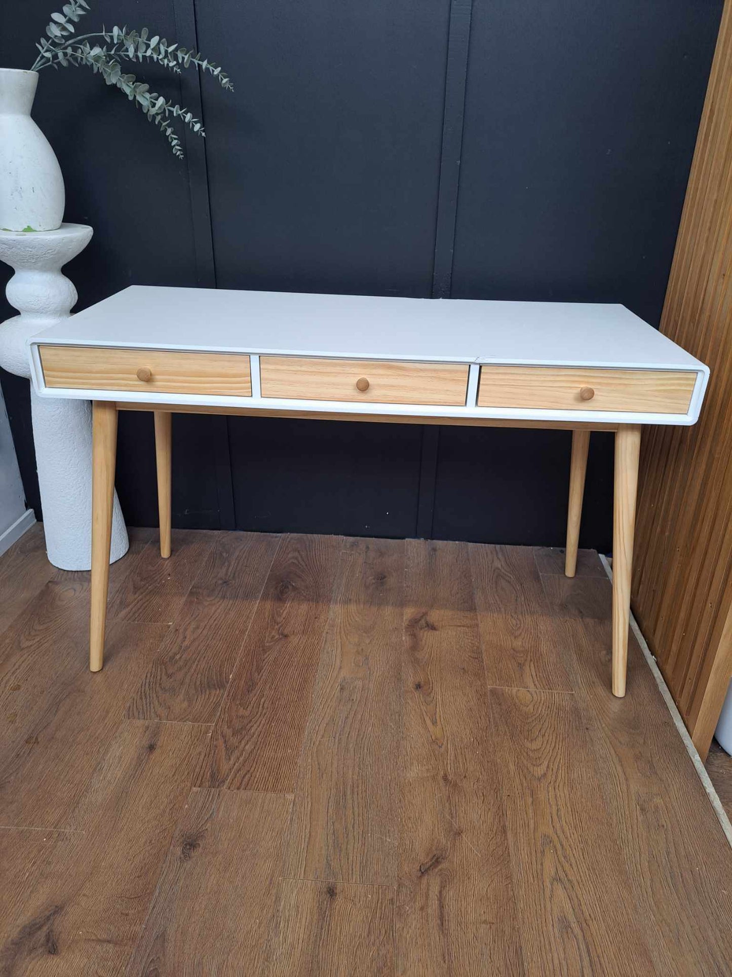 Desk White and Wood Wide / La Redoute Jimi