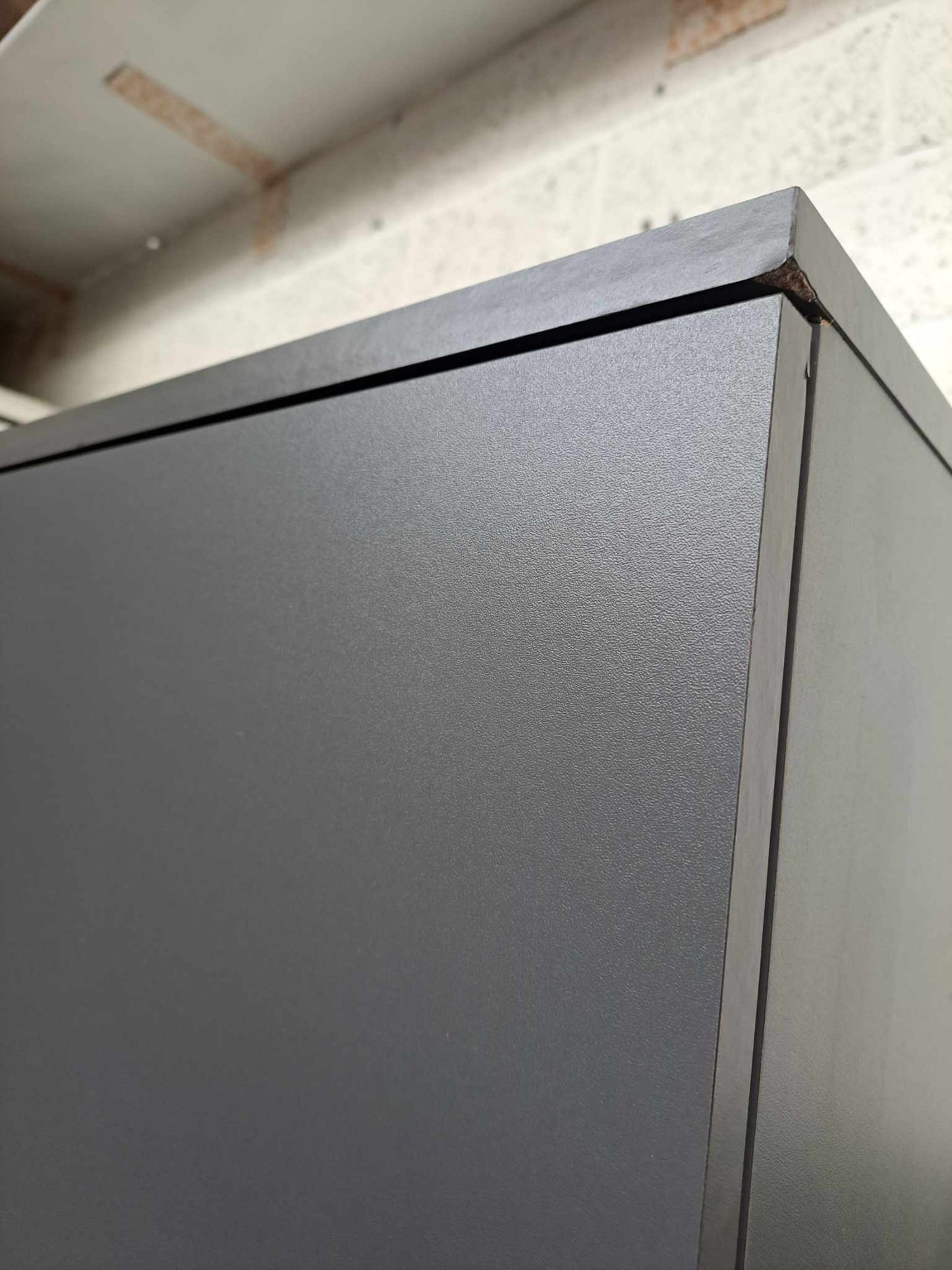 4 doors Wardrobe Dark Grey and Black Made.com Damien
