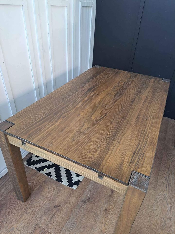 Extendable Solid Wood Dining Table LA REDOUTE INTERIEURS Lunja