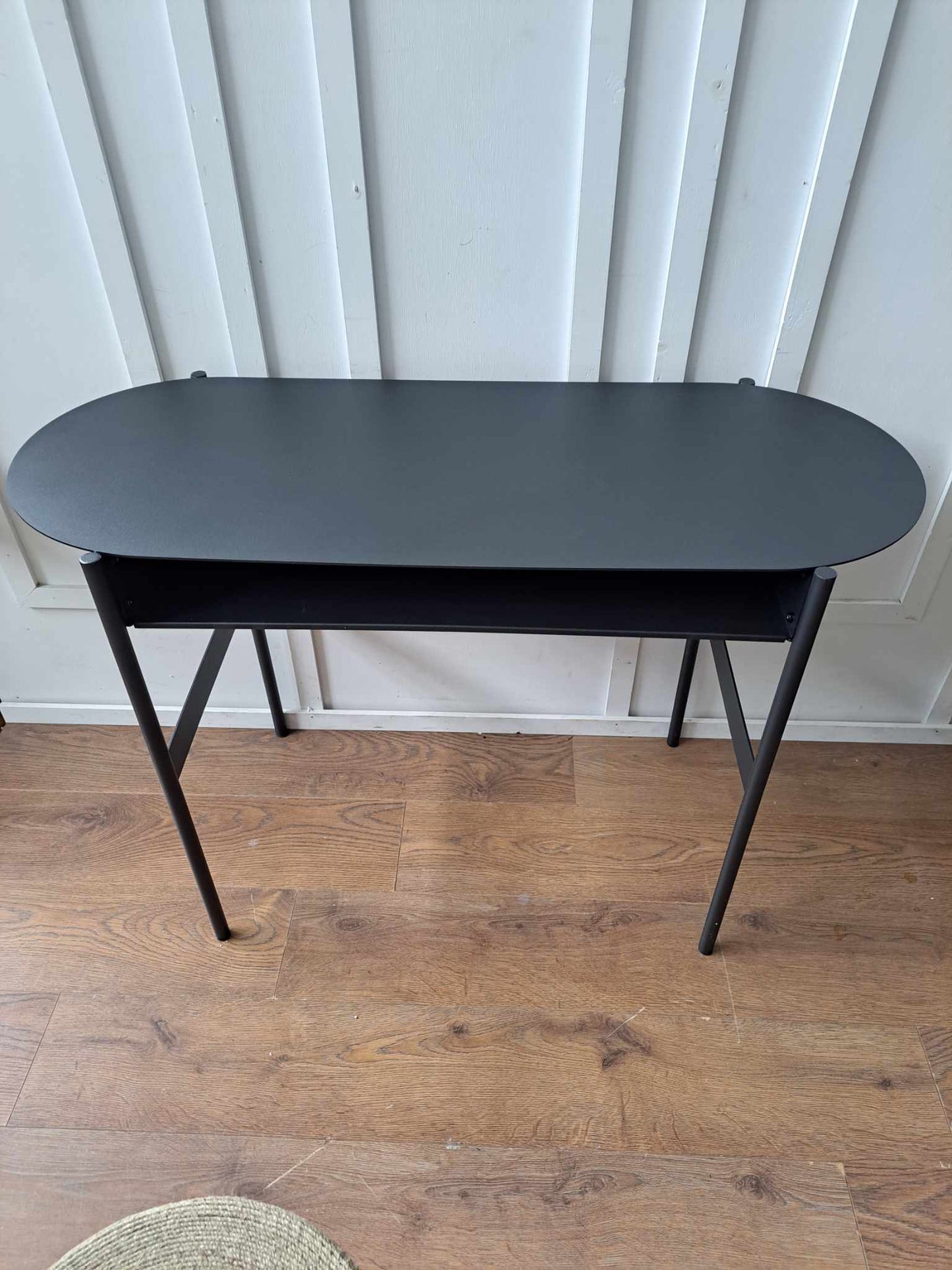Metal Console Table Desk with storage / La Redoute Oblone