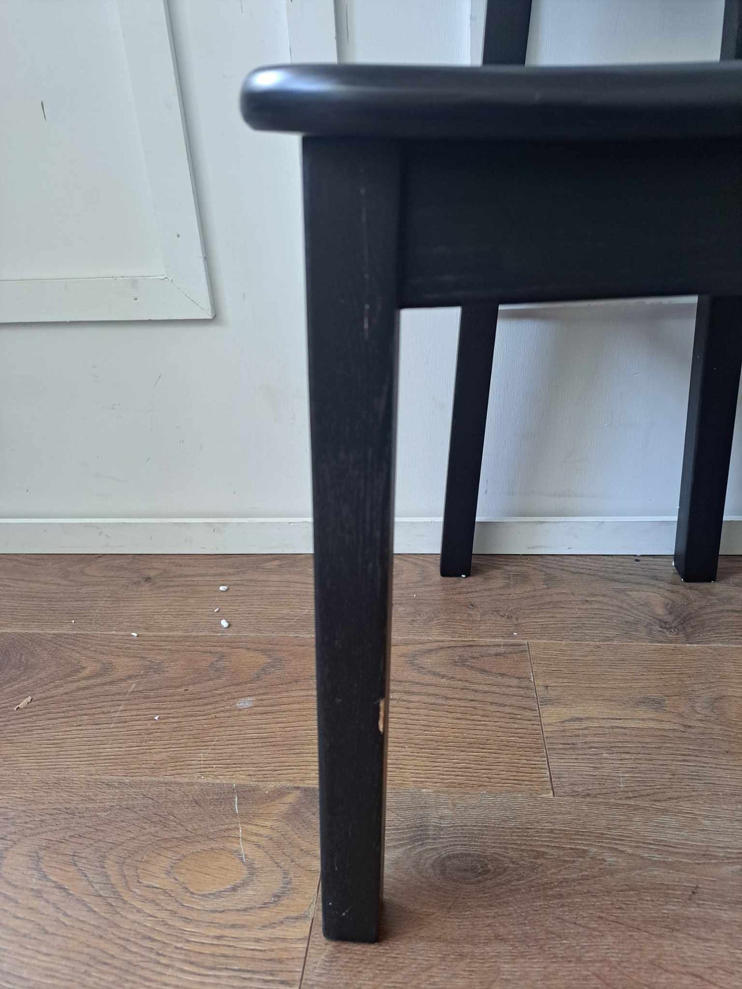 Black Wood Dining Chairs set of 2 / La Redoute Tribal RRP £375