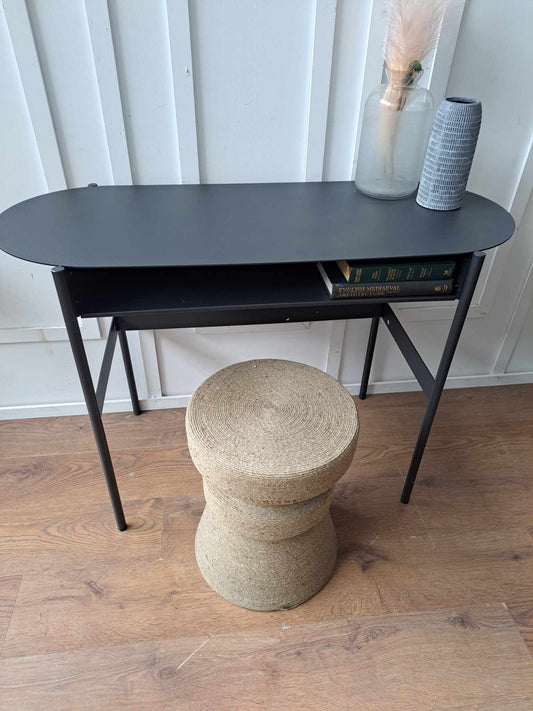 Metal Console Table Desk with storage / La Redoute Oblone