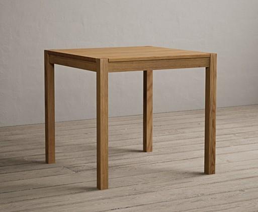 Oak Small Dining Table 80cm