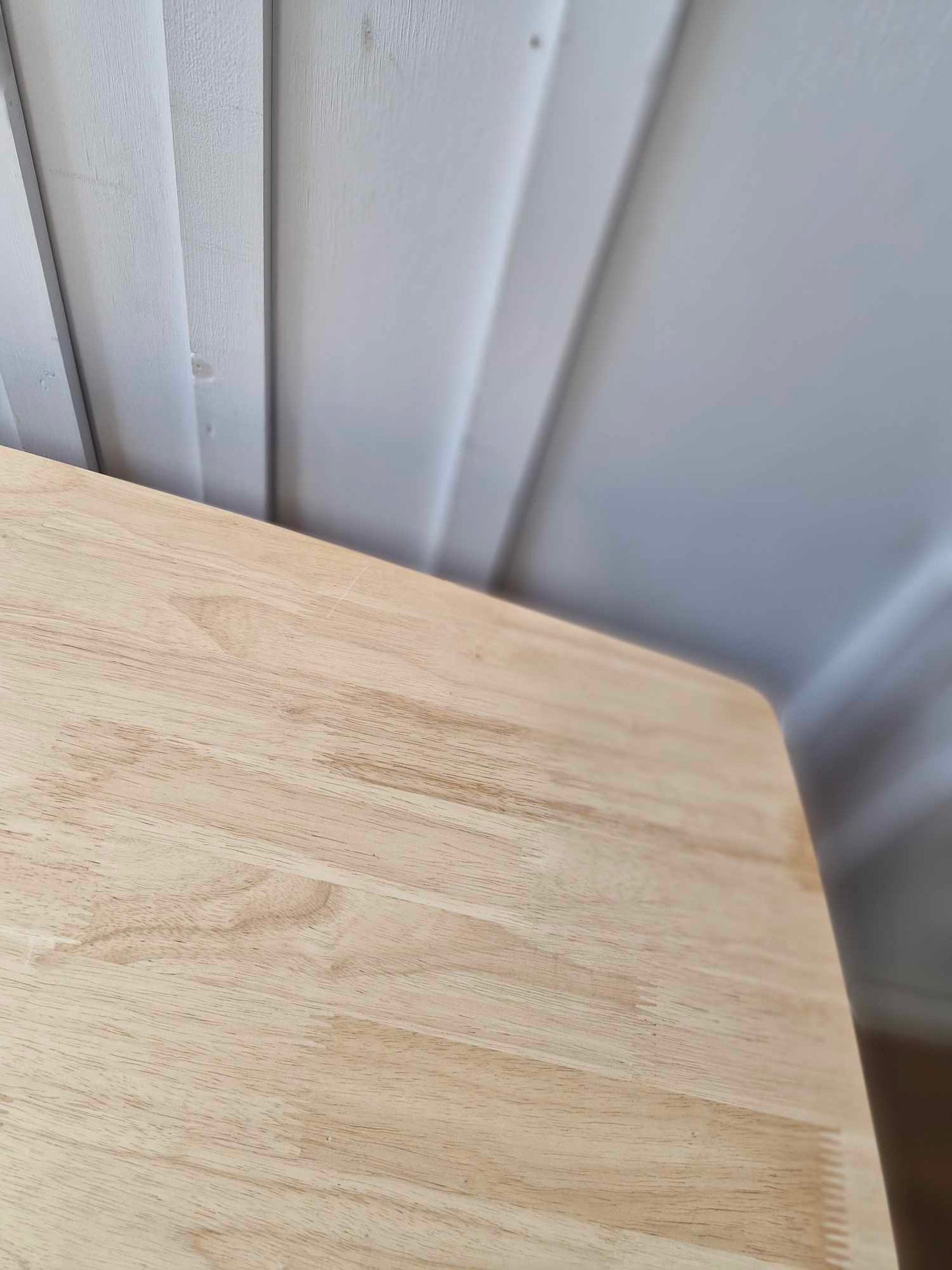 Solid Light Oak Wood Dining Table
