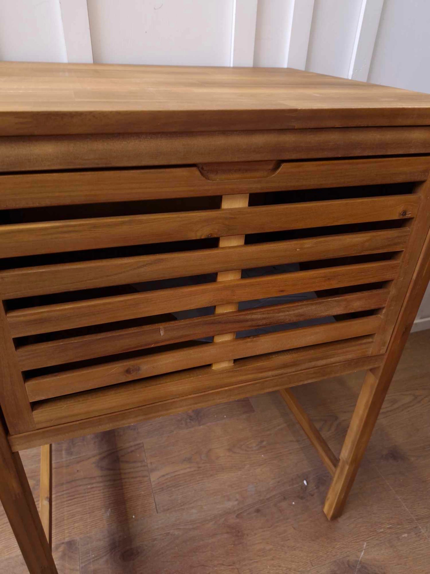 Acacia Wood Bathroom Vanity Unit / La Redoute Haumea RRP £145