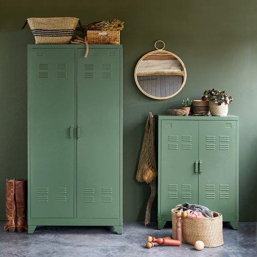 Green 2-Door Metal Wardrobe / La Redoute HIba RRP £425
