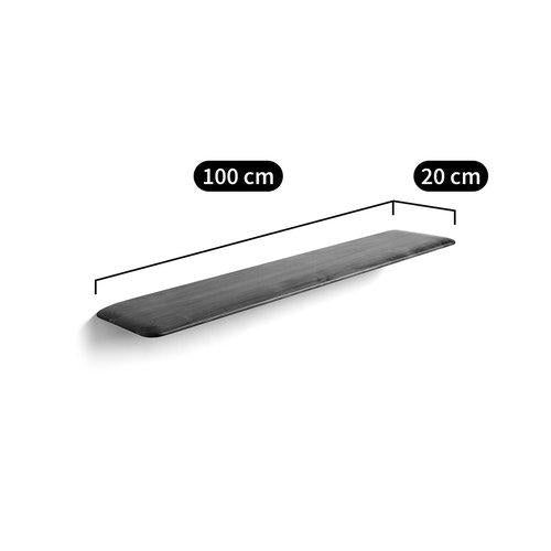 Wing shaped Solid Walnut Wall Shelf / La Redoute Jacobson RRP £185