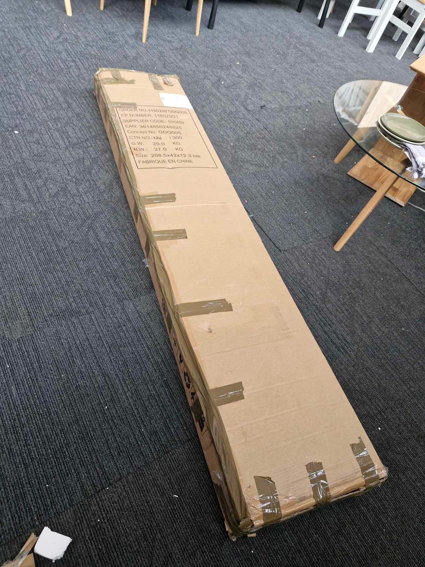 Single Child's Bed White and Wood / La Redoute Jimi RRP £240