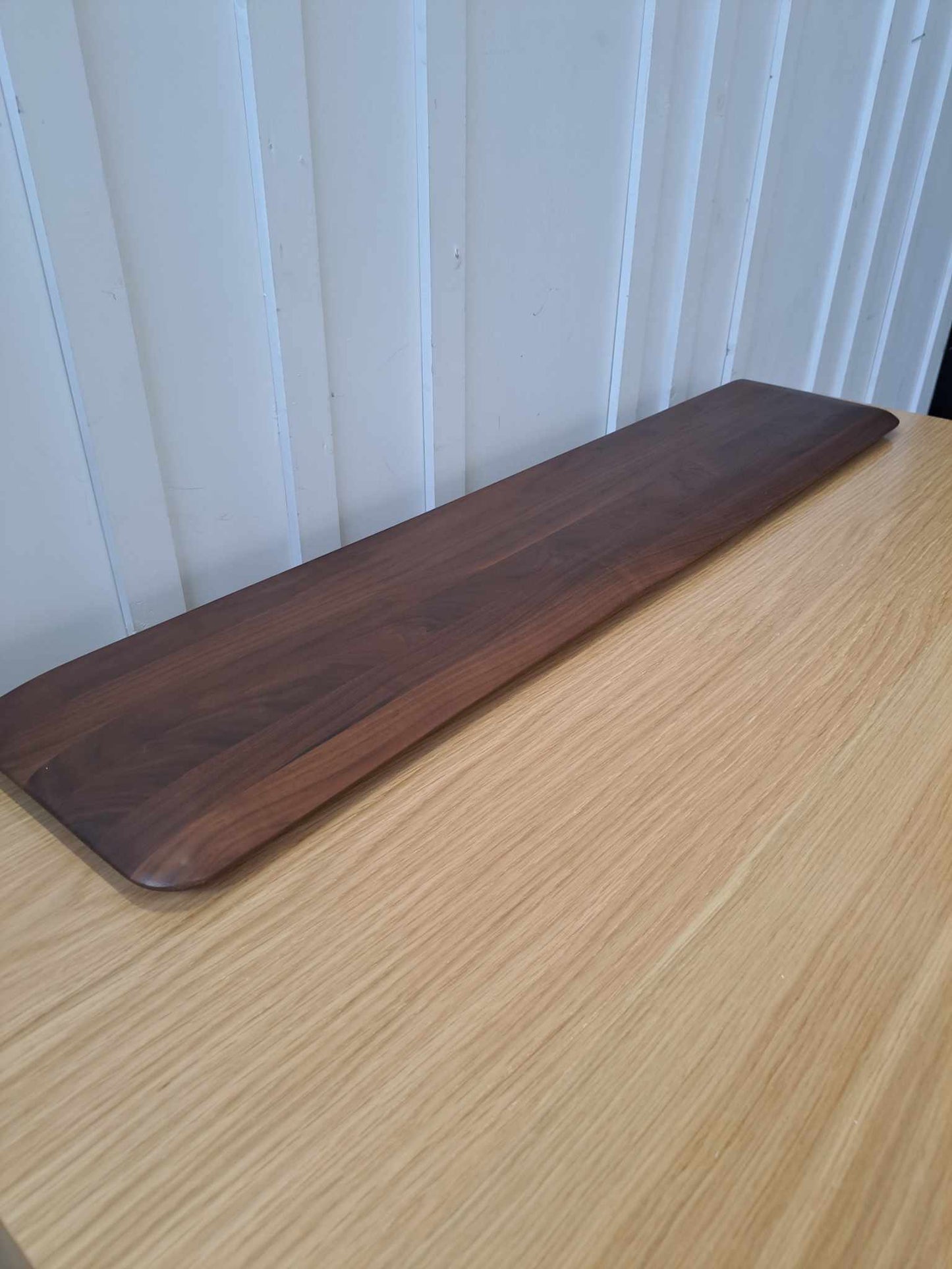Wing shaped Solid Walnut Wall Shelf / La Redoute Jacobson RRP £185
