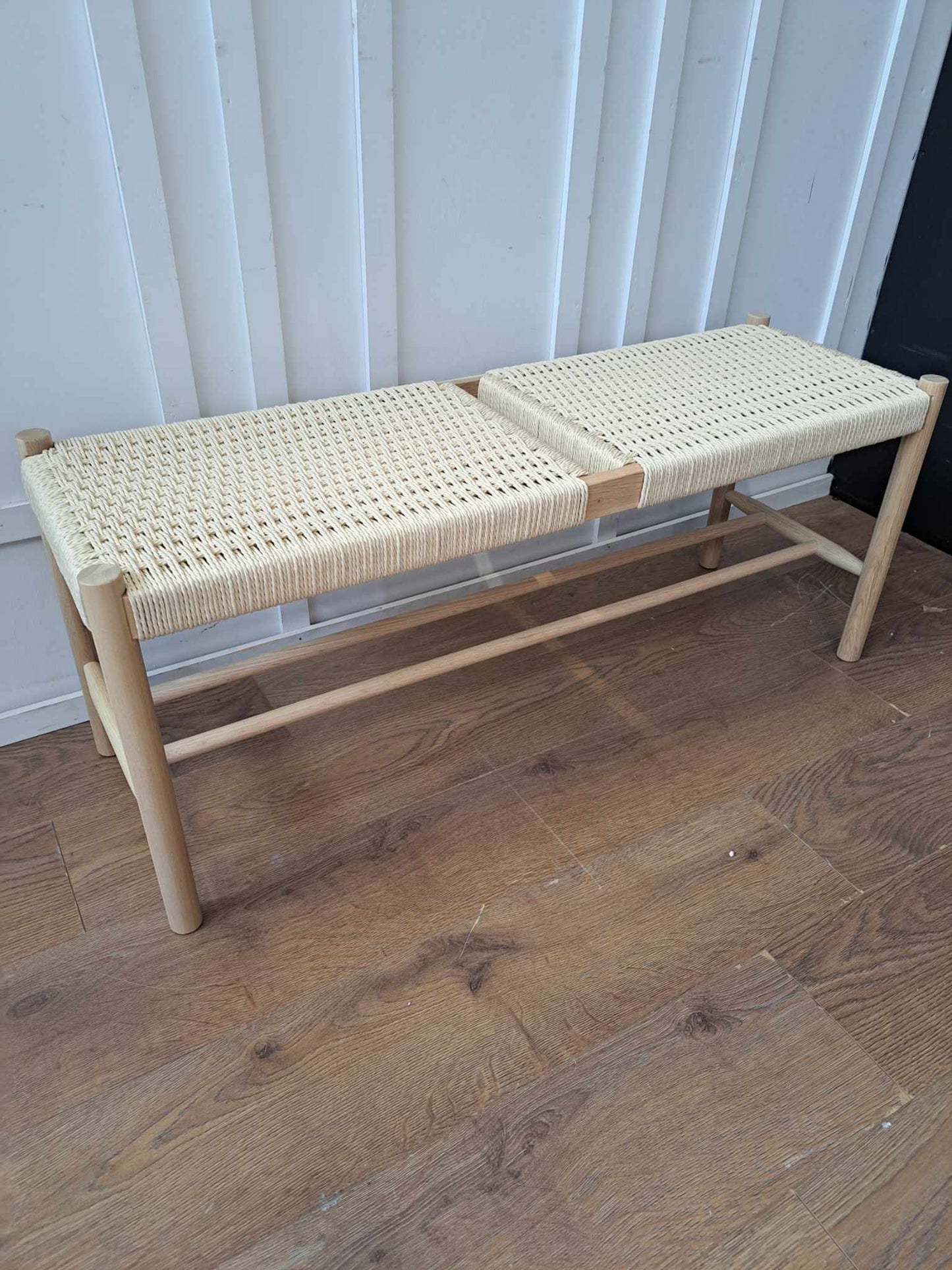 Wood and Rope Braiding Bench / La Redoute Taga RRP £240