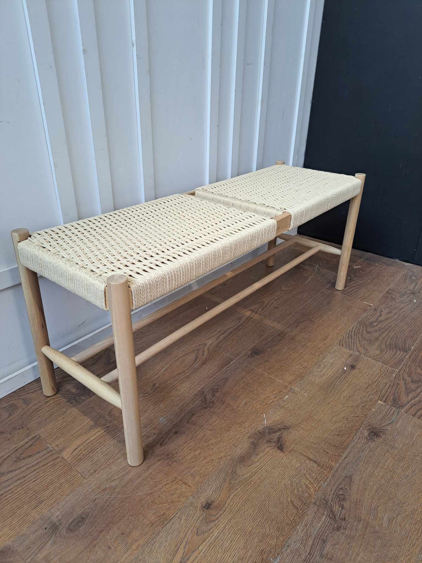 Wood and Rope Braiding Bench / La Redoute Taga RRP £240