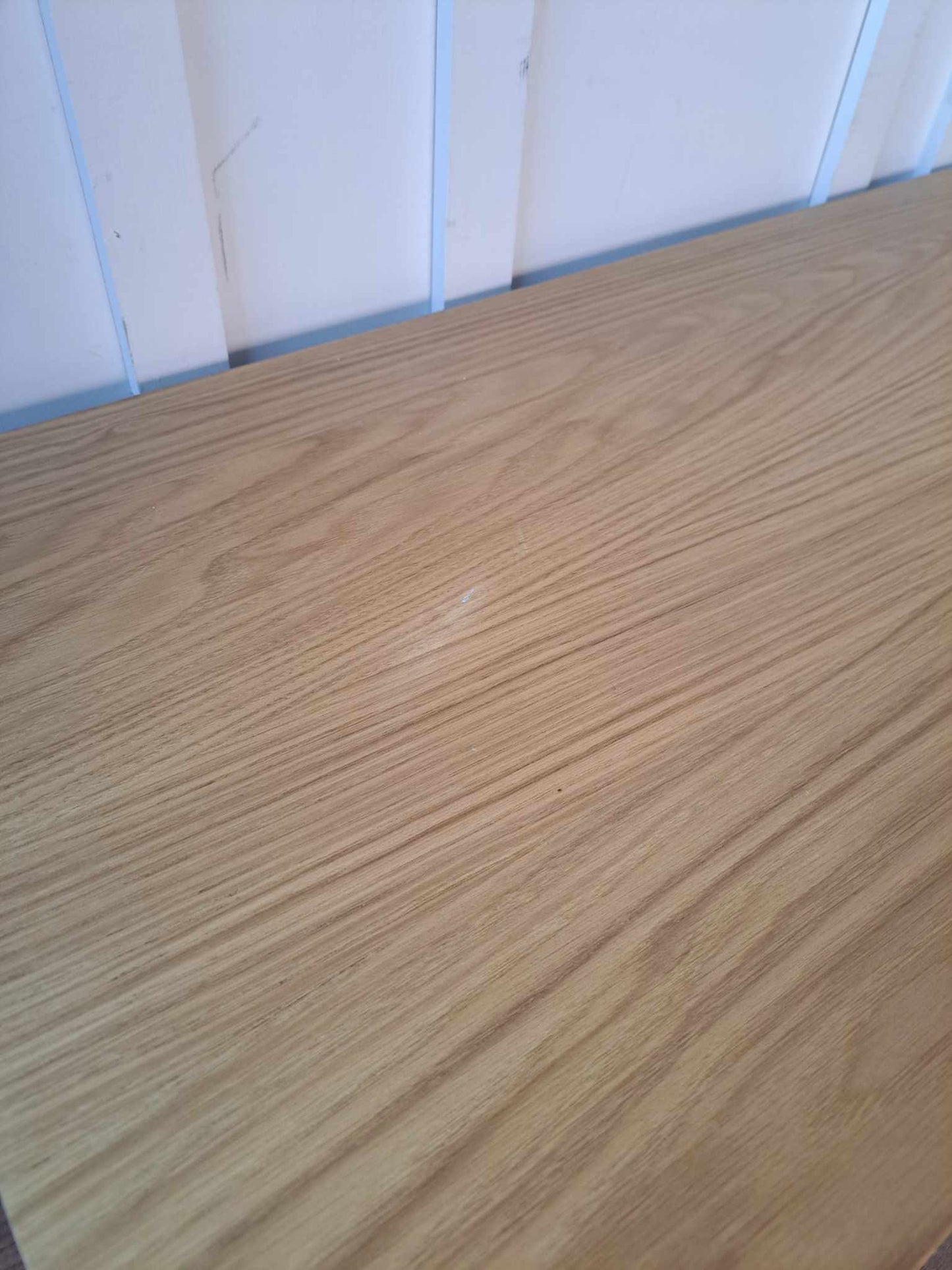 Oak Sliding Door Chevron Low TV Media Unit