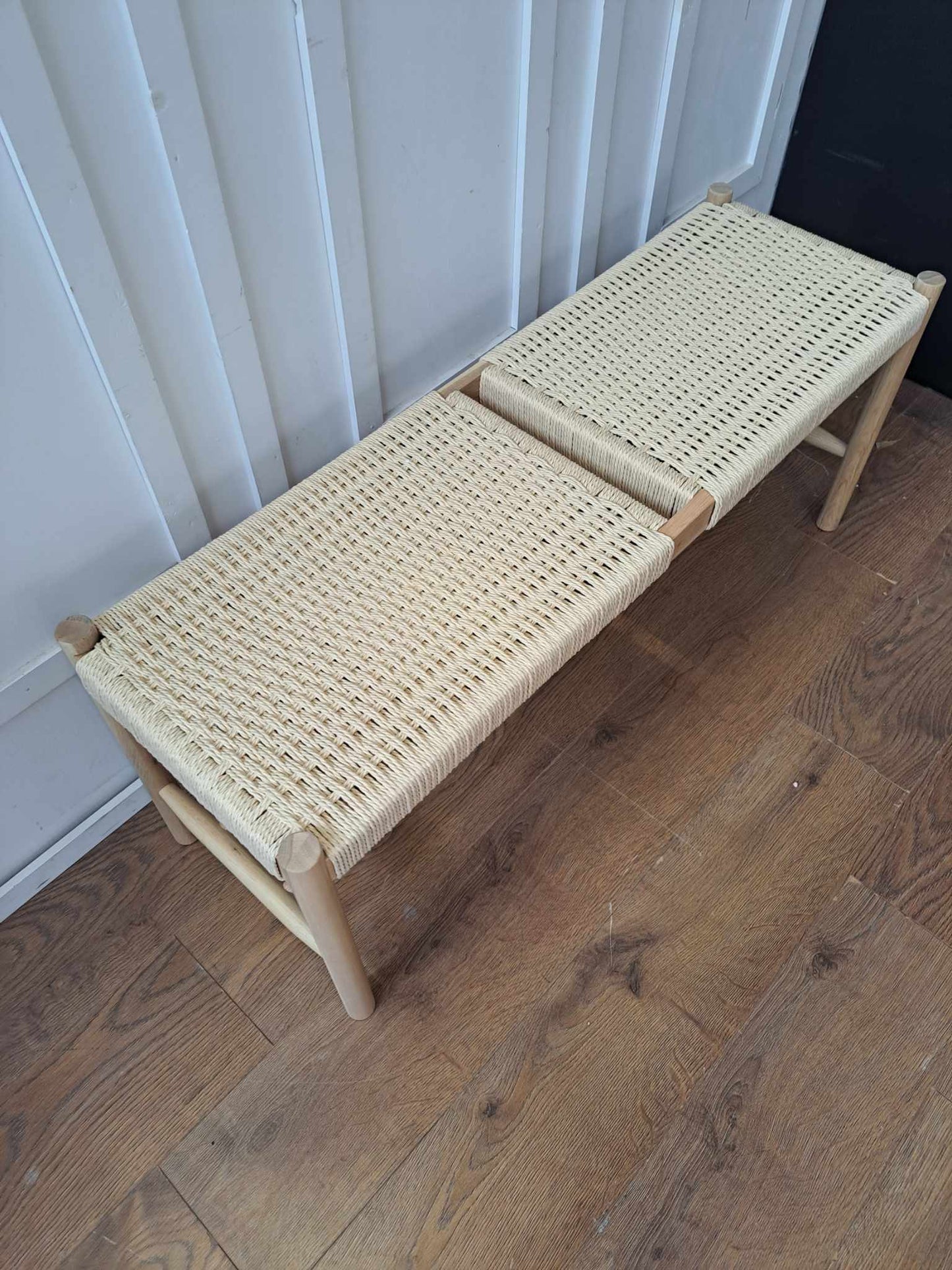 Wood and Rope Braiding Bench / La Redoute Taga RRP £240