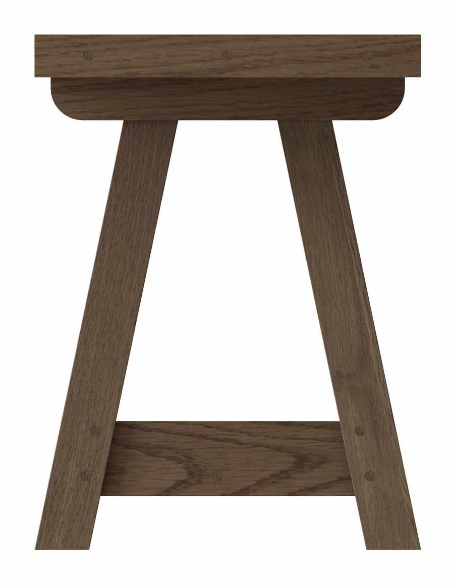 Extra Large Dining Bench Grey Washed Solid Oak
