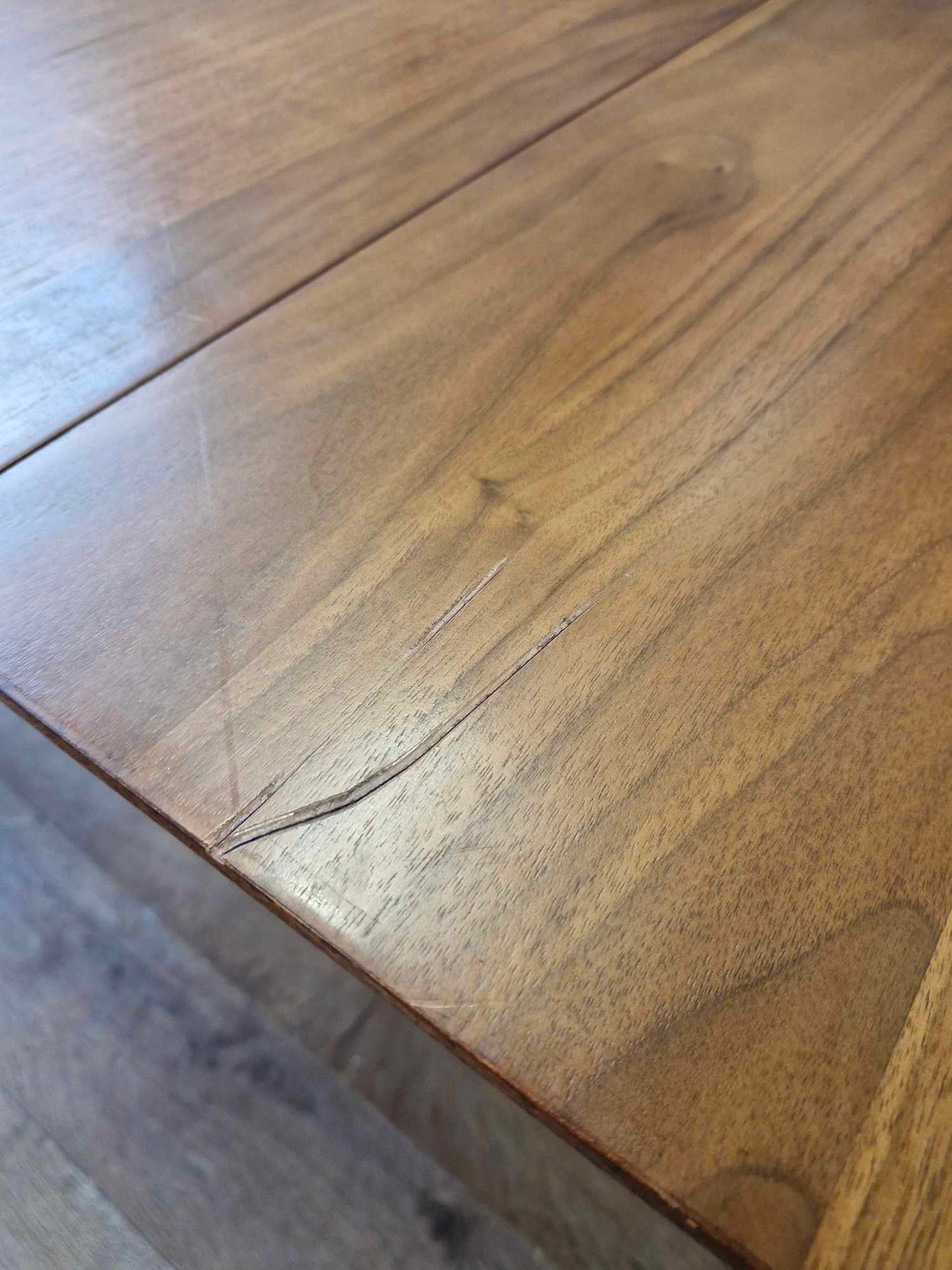 Mid-Century Extendable Dining Table Dark Wood 2-4 seater / West Elm