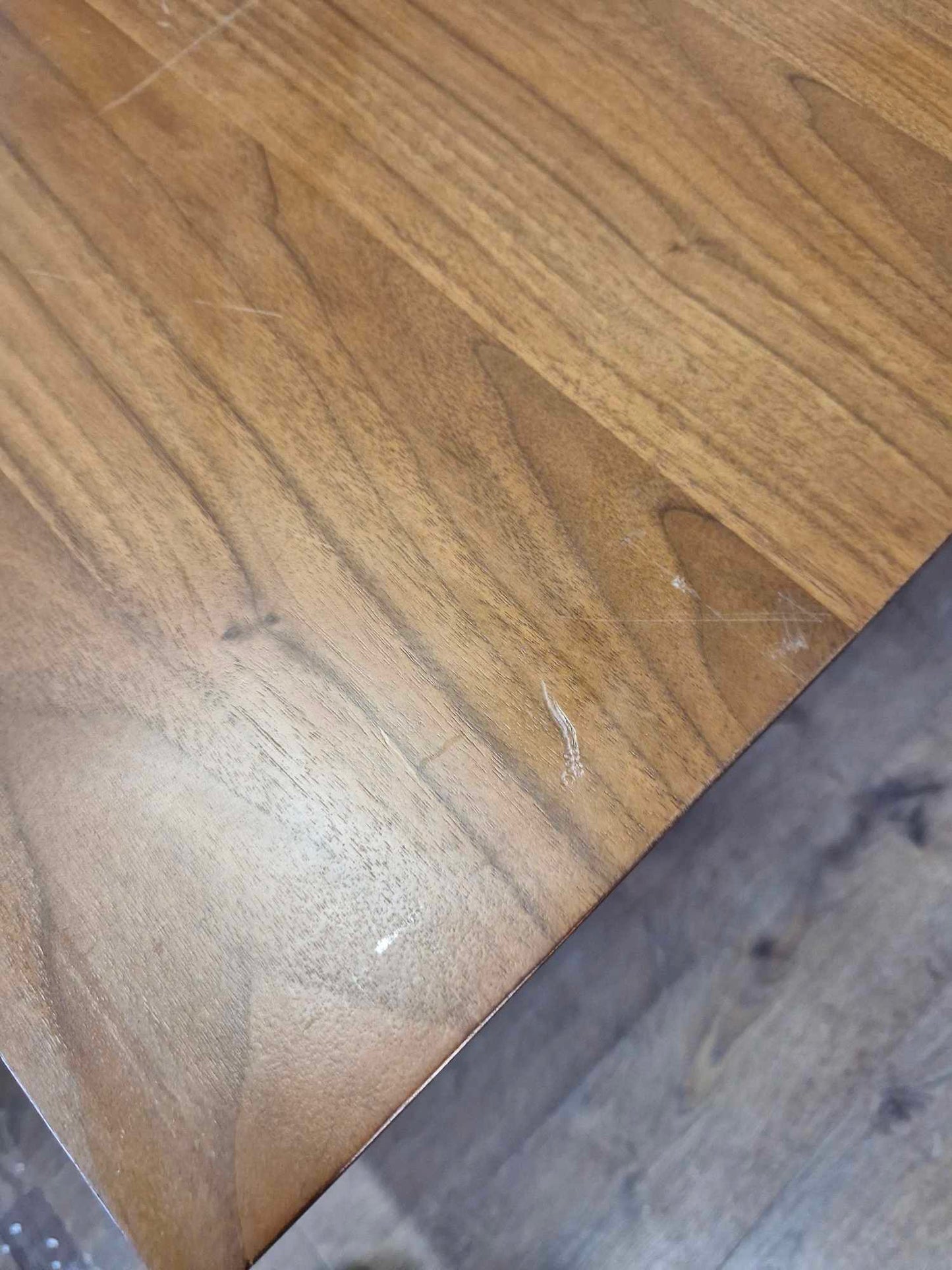 Mid-Century Extendable Dining Table Dark Wood 2-4 seater / West Elm