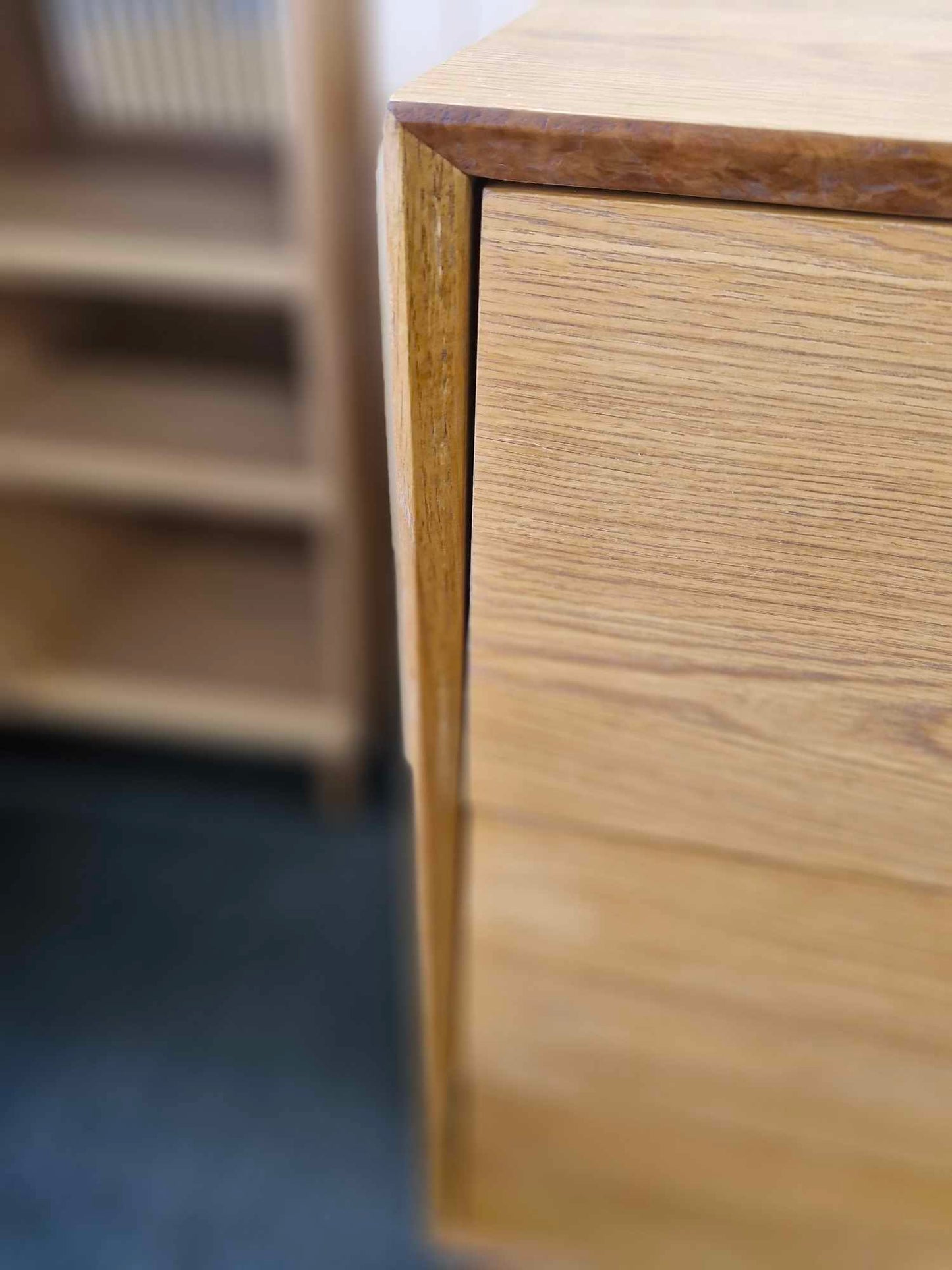 Vintage Style Extra Large Cabinet / La Redoute Quilda 6-drawer oak chest of drawers