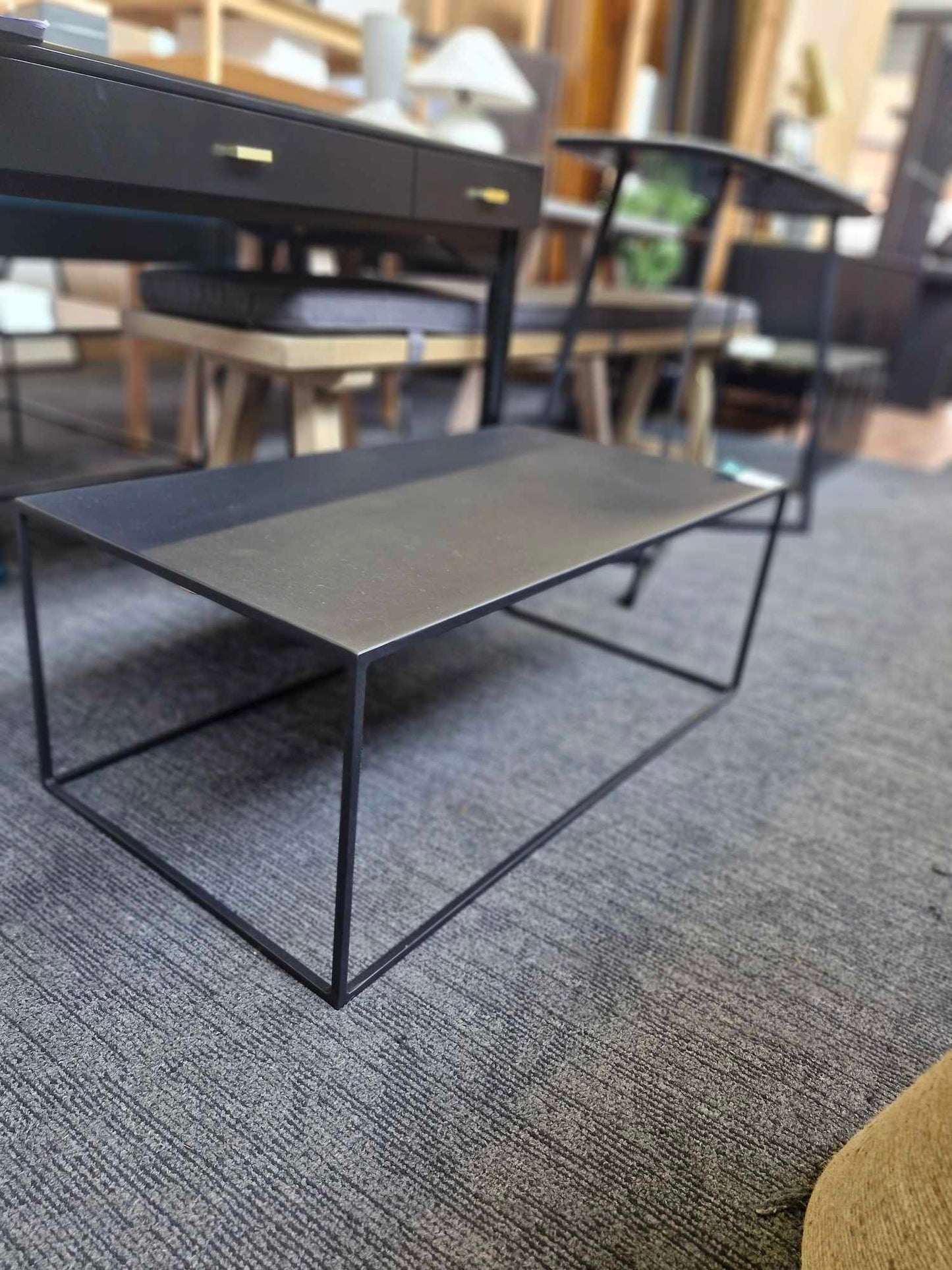 Black Metal Coffee Table / La Redoute Hiba