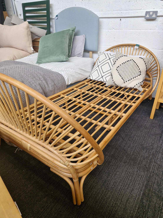 Single Rattan Bed / La Redoute Sielo RRP £649