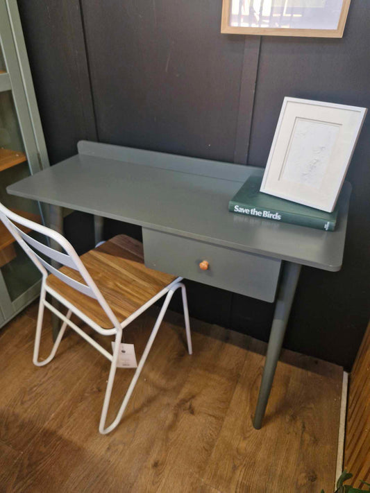 Khaki Green Desk with Drawer / La Redoute Miendo
