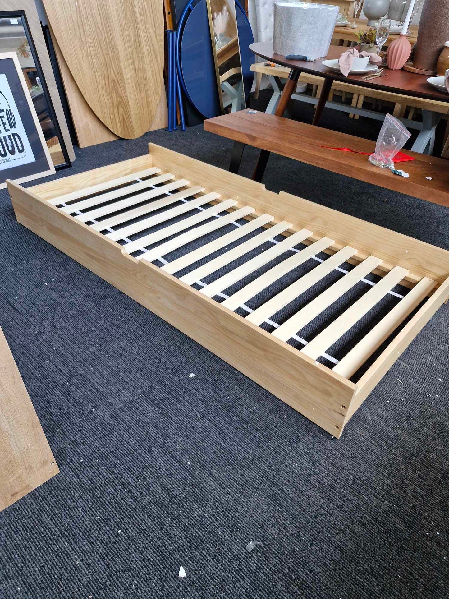 Bed Drawer for Cabin Bed / Single Drawer pull-out bed on castors / La Redoute Spidou