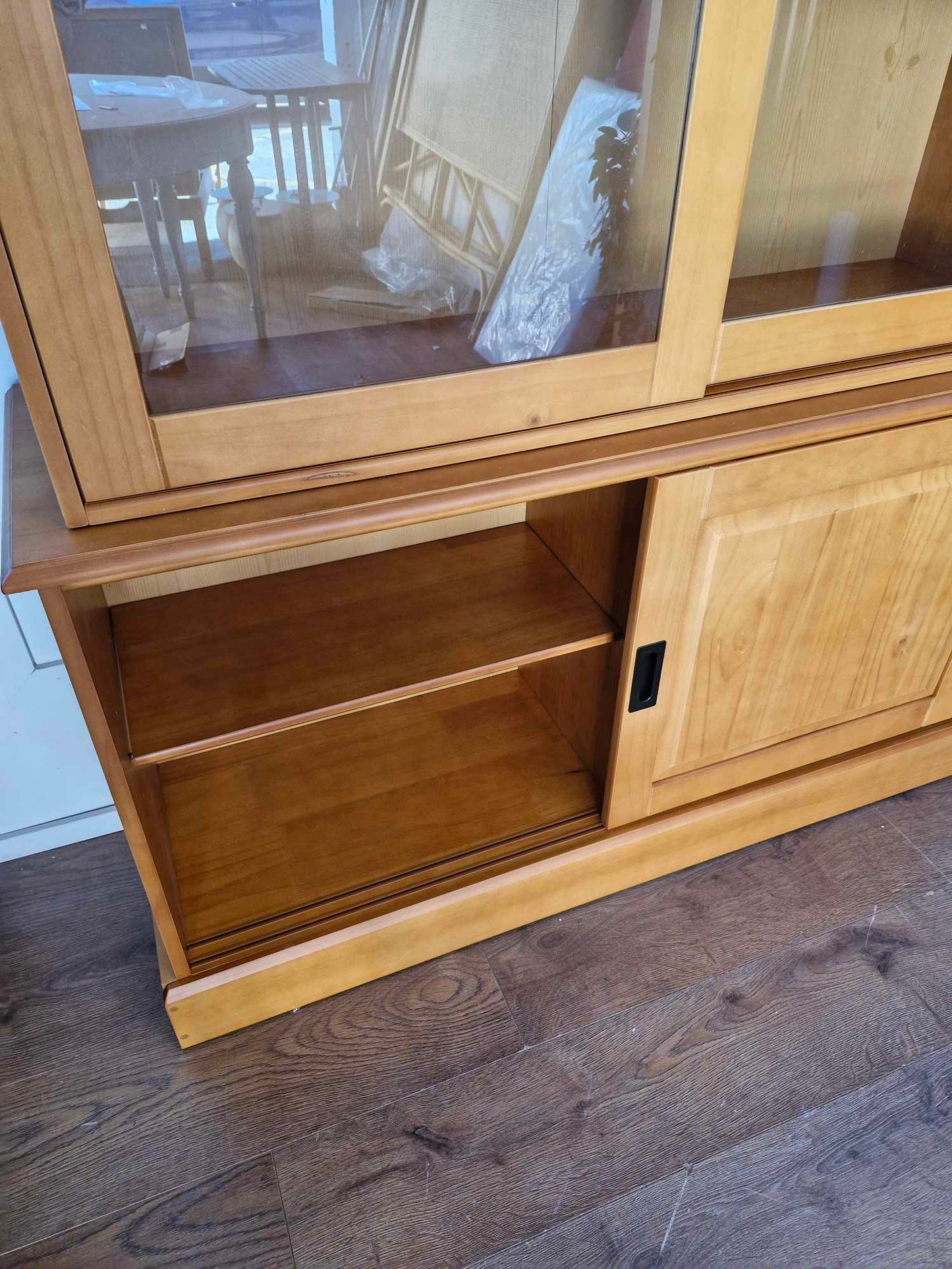 Solid Pine Dresser Display Cabinet Sideboard / La Redoute RRP £1099