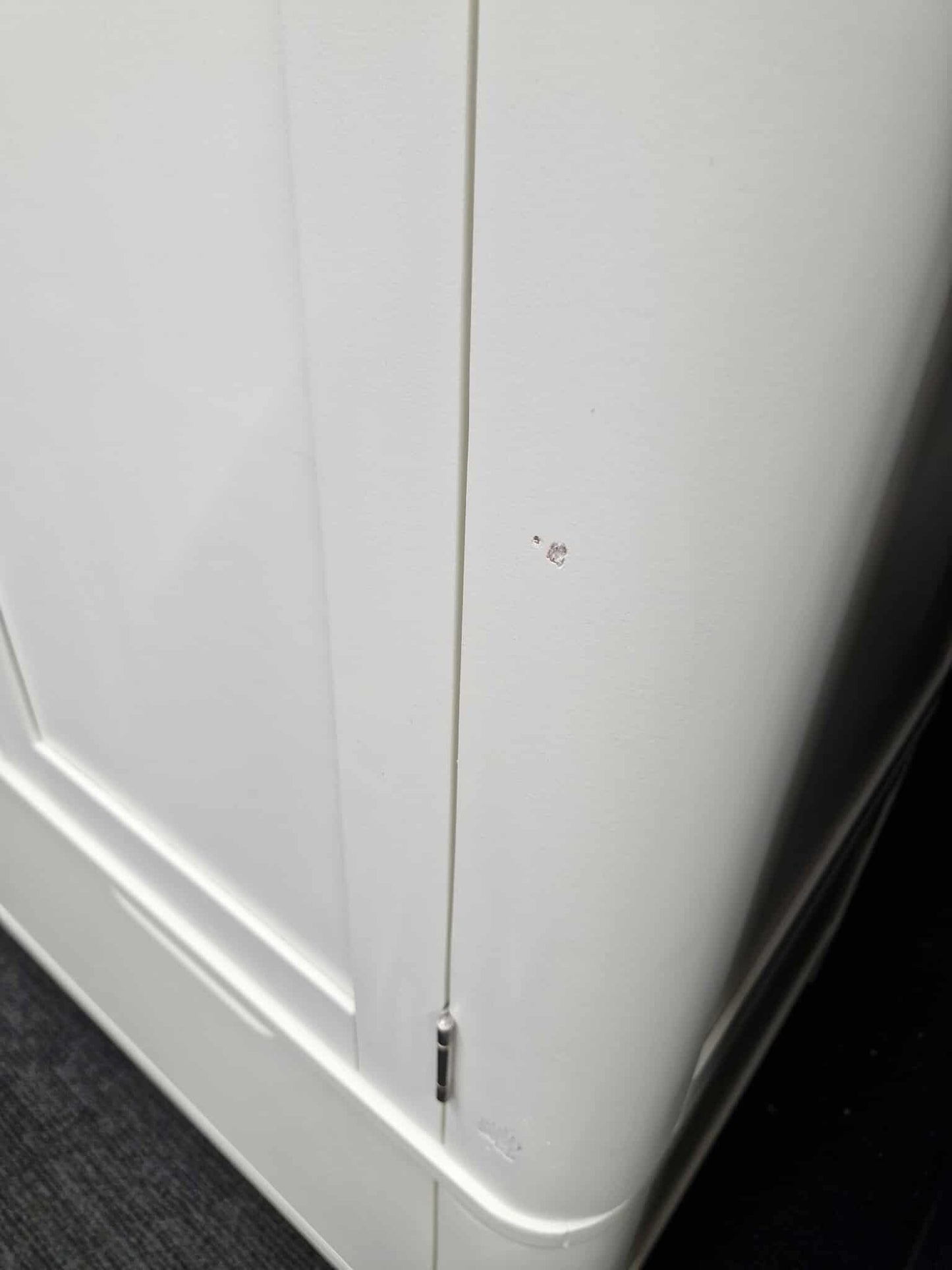Solid Wood Double Wardrobe / Off White and Wood / Oak Furnitureland Hove