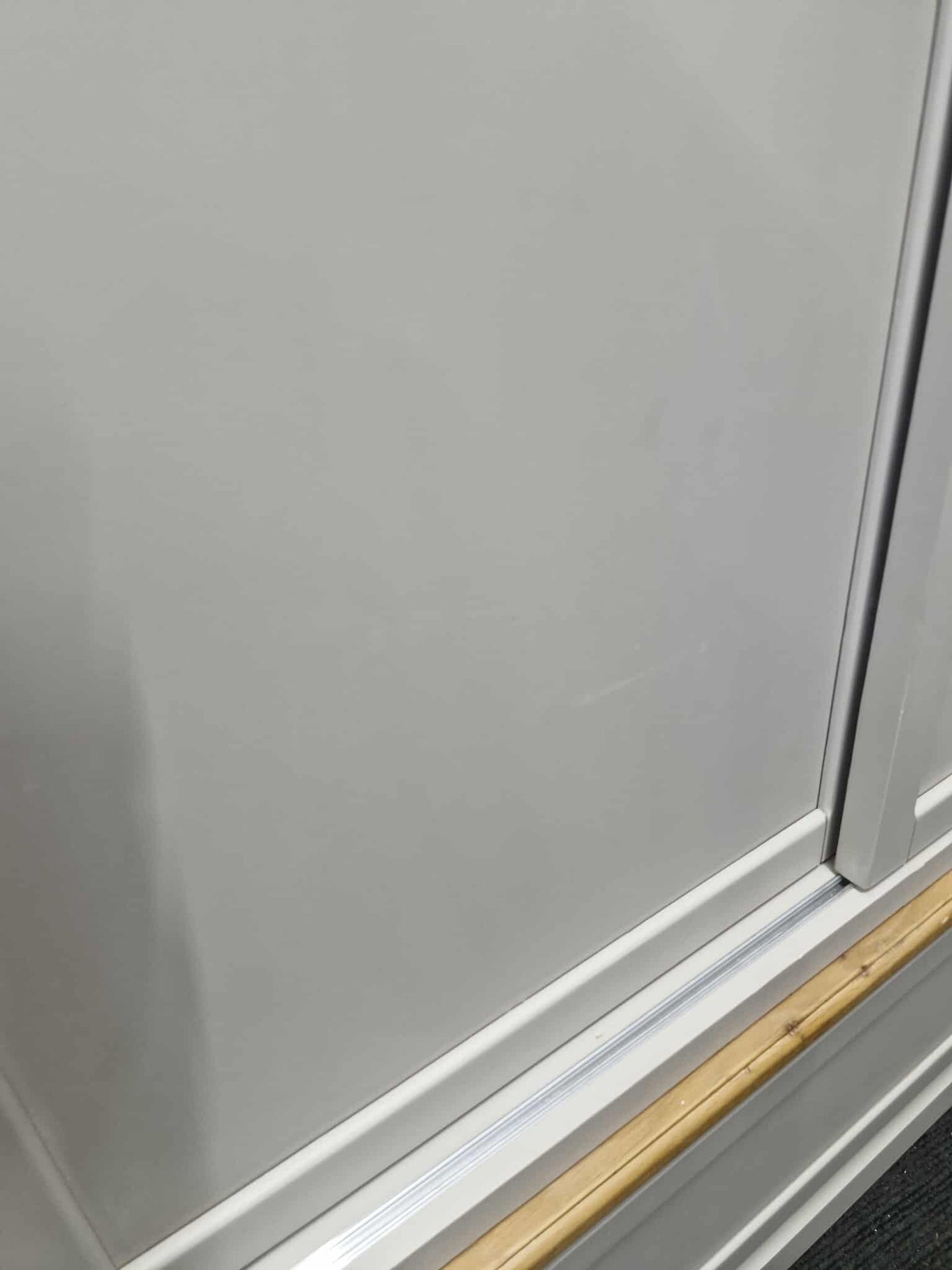 Solid Wood Double Wardrobe / Grey and Oak Wood / Oak Furnitureland Henley